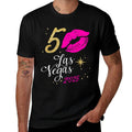 Las Vegas Girls Trips 2025 It's My 50th Birthday Squad  Rolled Sleeves T-Shirt