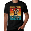 Fourth Grade Dabbing Boy Bruh Im in 4th Grade Student  Wrinkle-resistant T-Shirt