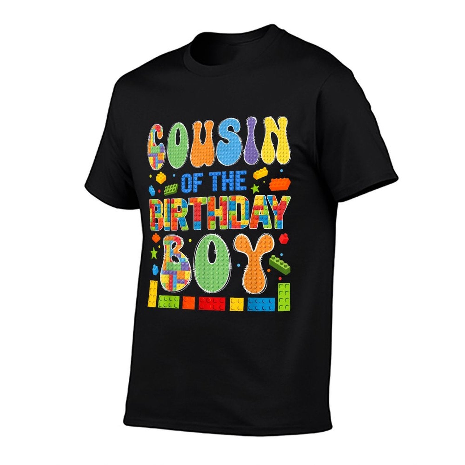 Cousin Of The Birthday Boy Building Block Birthday  Moisture-wicking T-Shirt