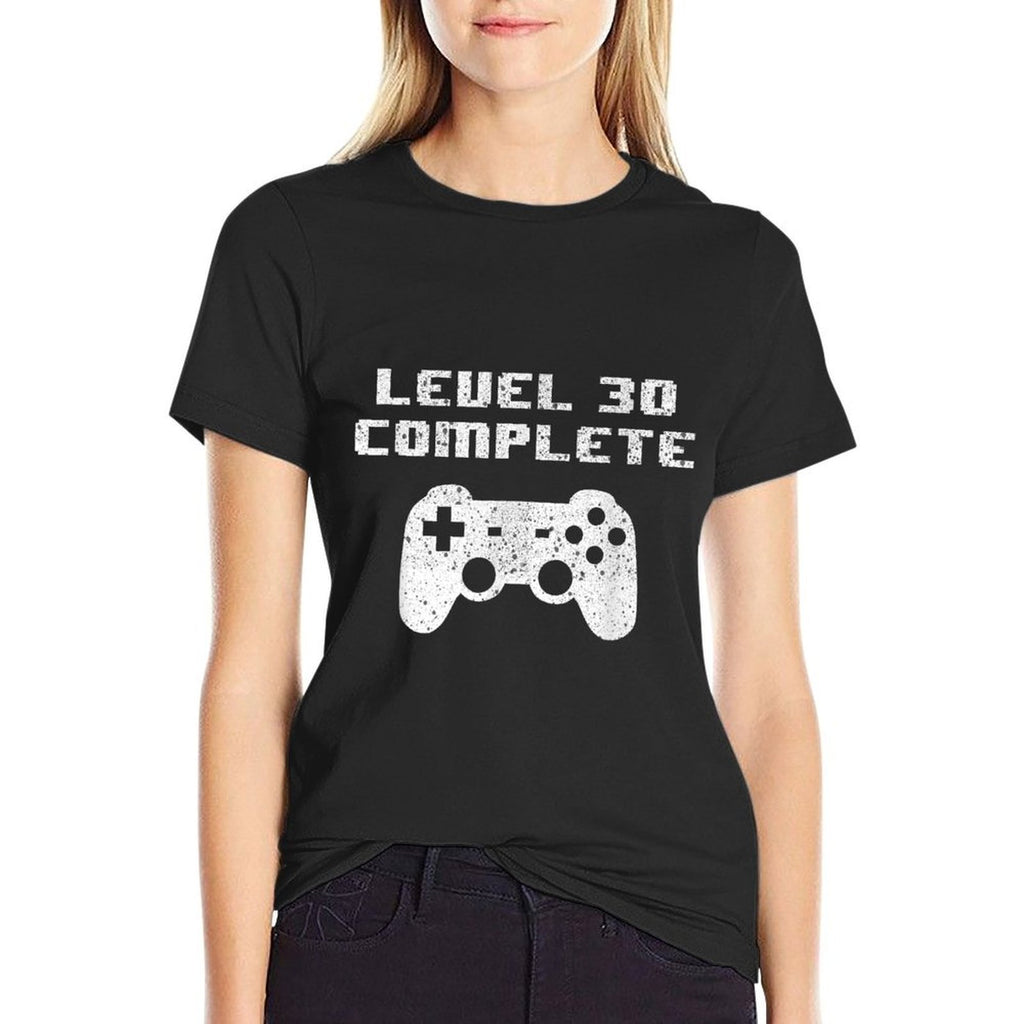 Level 30 Complete - Retro Video Gamer 30th Birthday  Easy-care T-Shirt