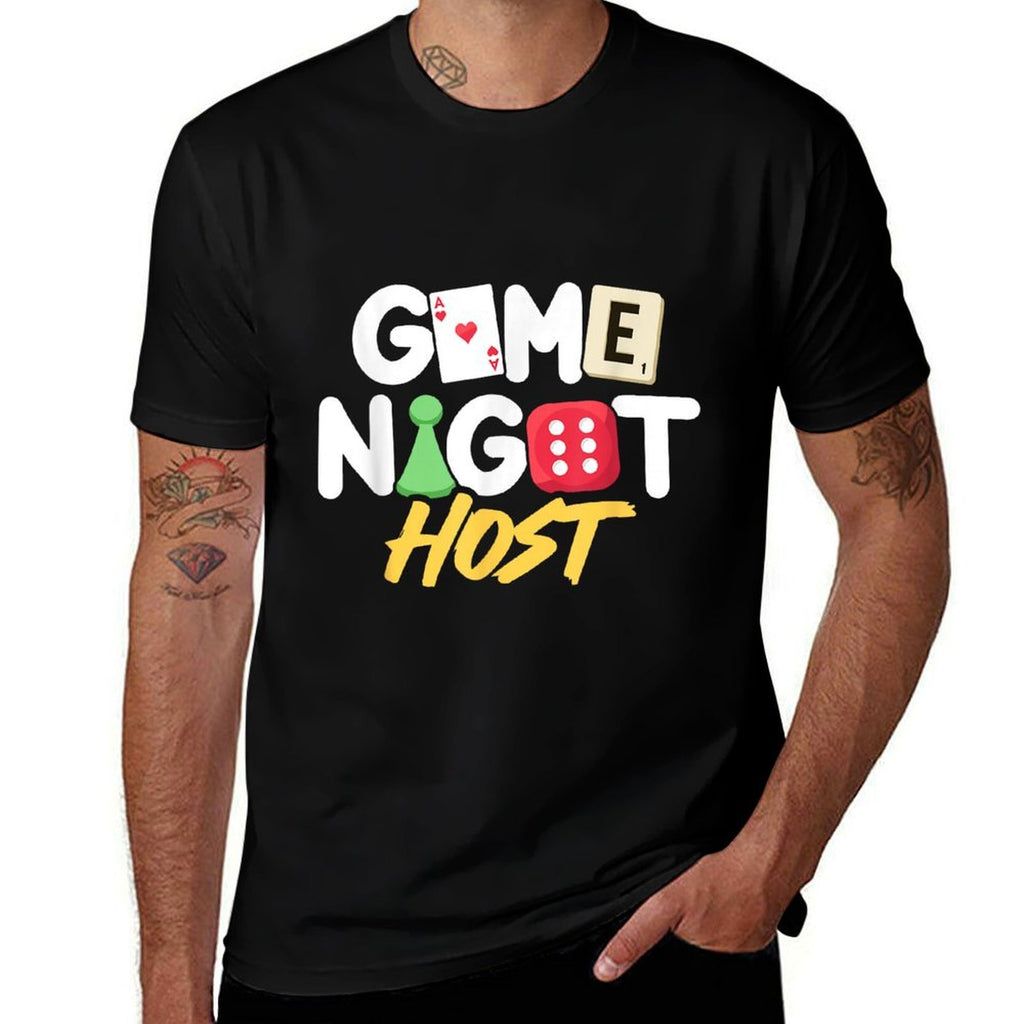 Game Night Host Board Game Trivia Night Team Women Men  Slim-fit Cut T-Shirt