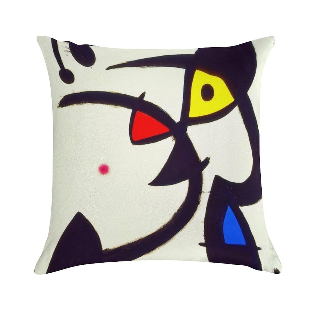 Joan Miro Soft Gift Ready Throw Pillow