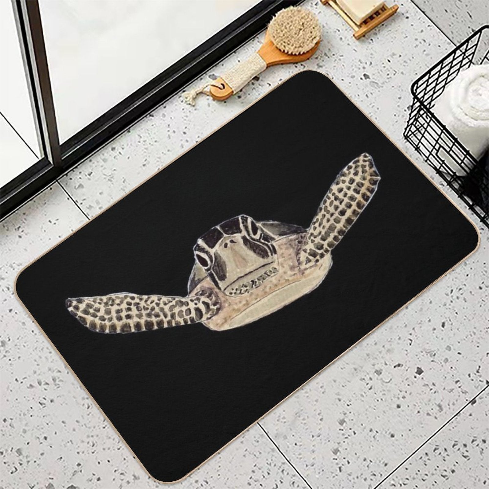 Sea Turtle 2  Rapid-Drying Bath Mat