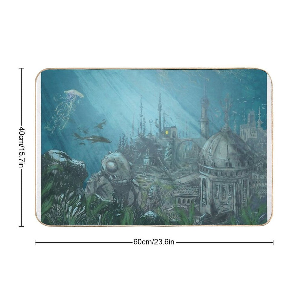 Undersea City - Innsmouth  Versatile Bath Mat