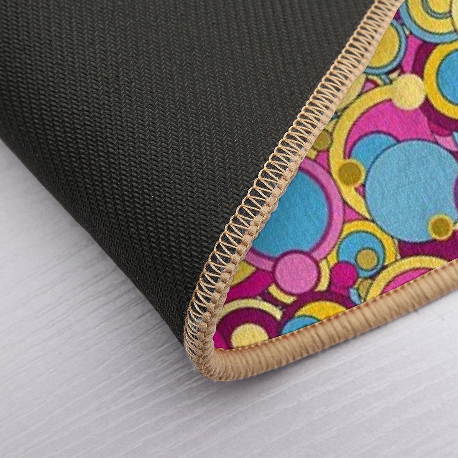 Peter Max Bubbles  Fade-Resistant Bath Mat
