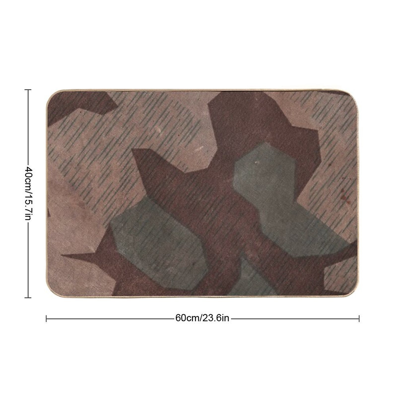 Splintertarn German Ww2 Camouflage (Version 1)  Slip-Resistant Bath Mat