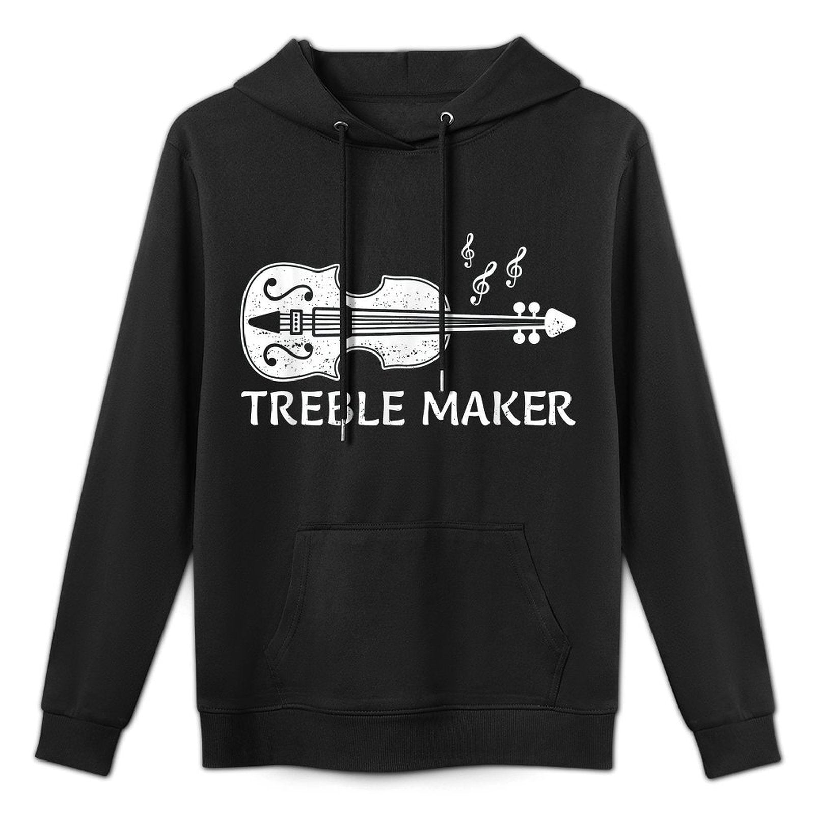 Cool Violin Player Art For Men Women Violinist Viola Lover Pilling-Resistant Hoodie