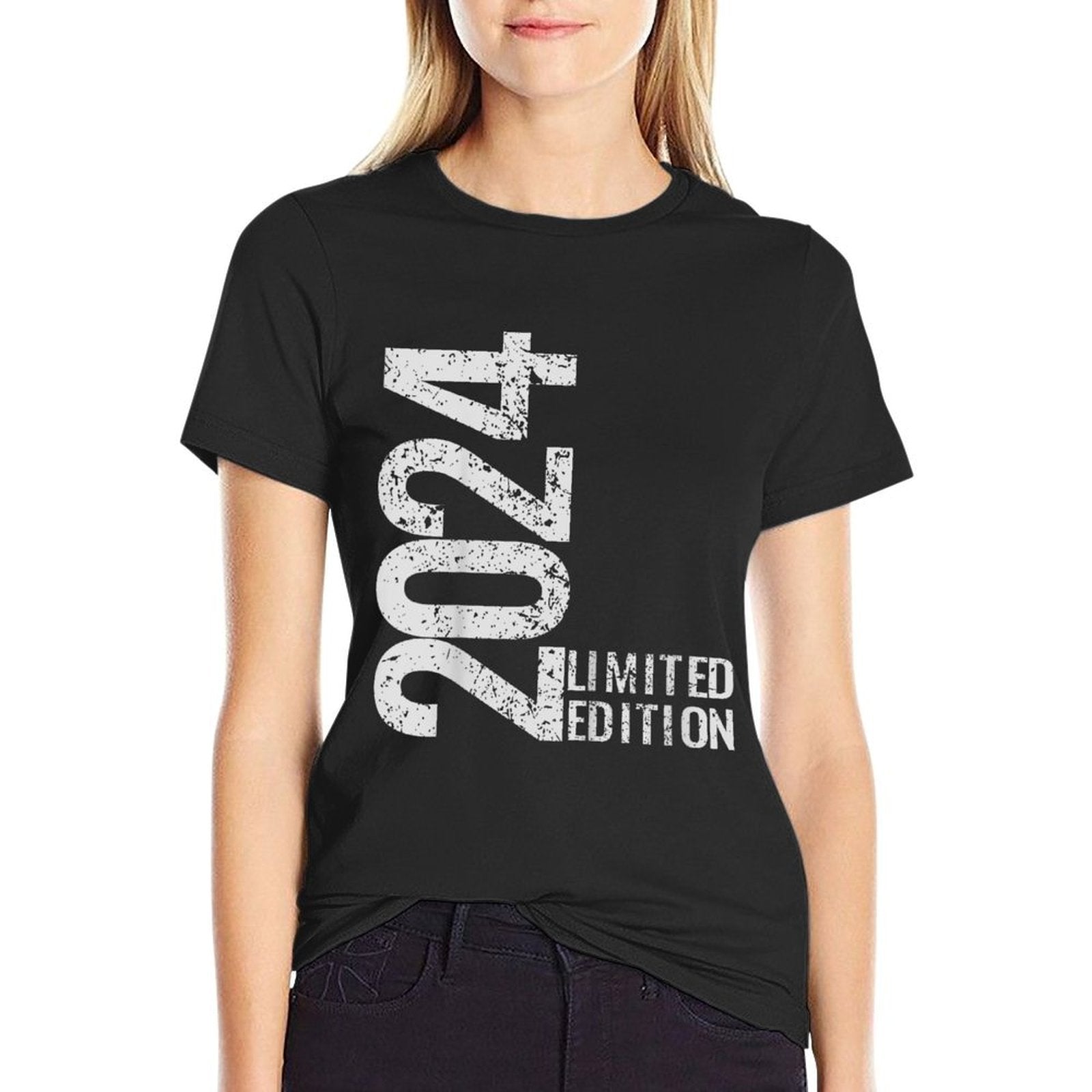 Kids Born In 2024 Son Daughter 1 Year Old 1st Birthday  Polyester Blend T-Shirt