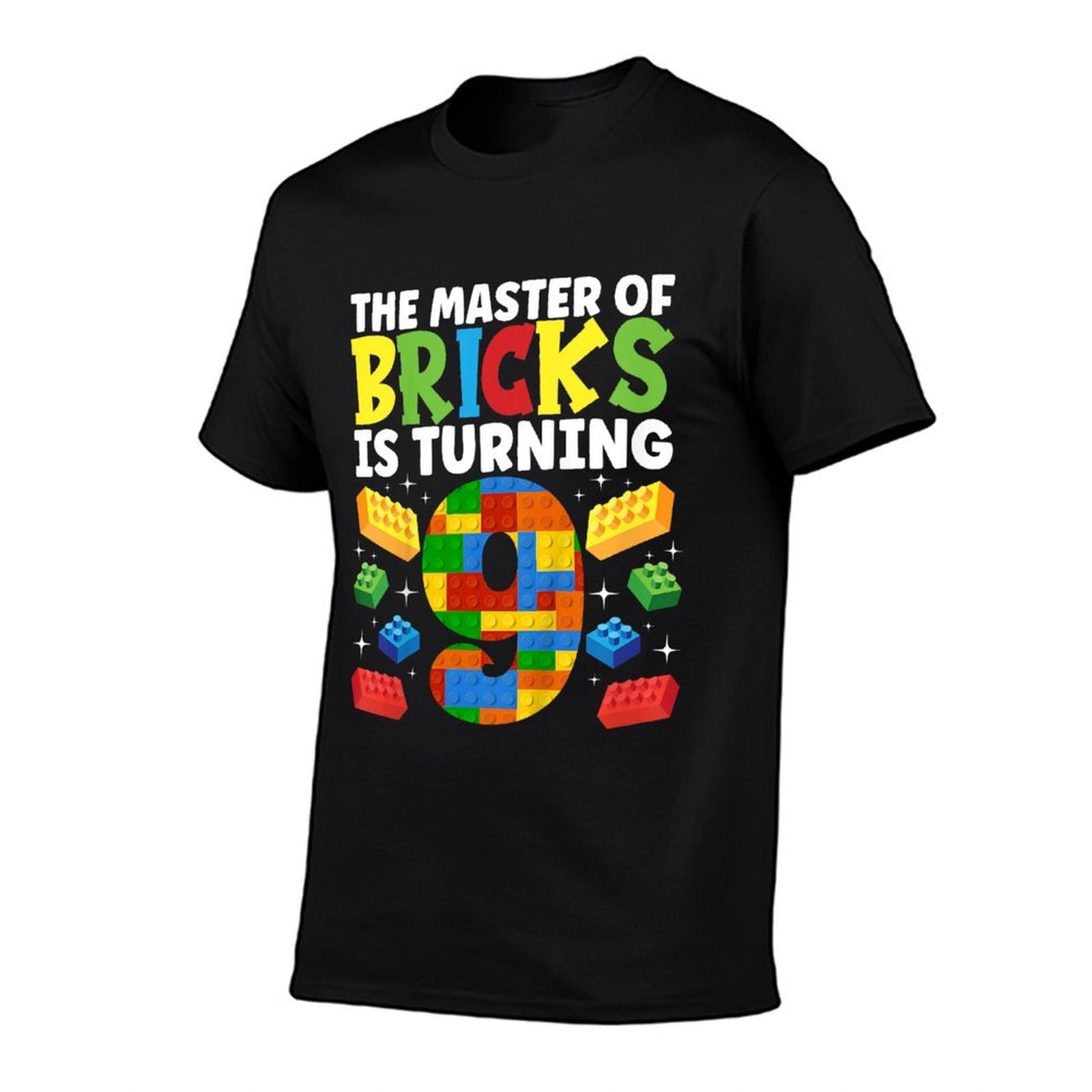 Kids Kids Master Builder 9th Block Building Birthday  Classic T-Shirt