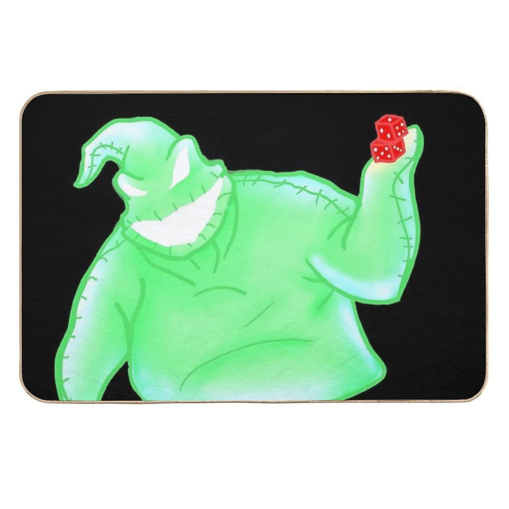 Oogie Boogie Illustration  Repositionable Bath Mat