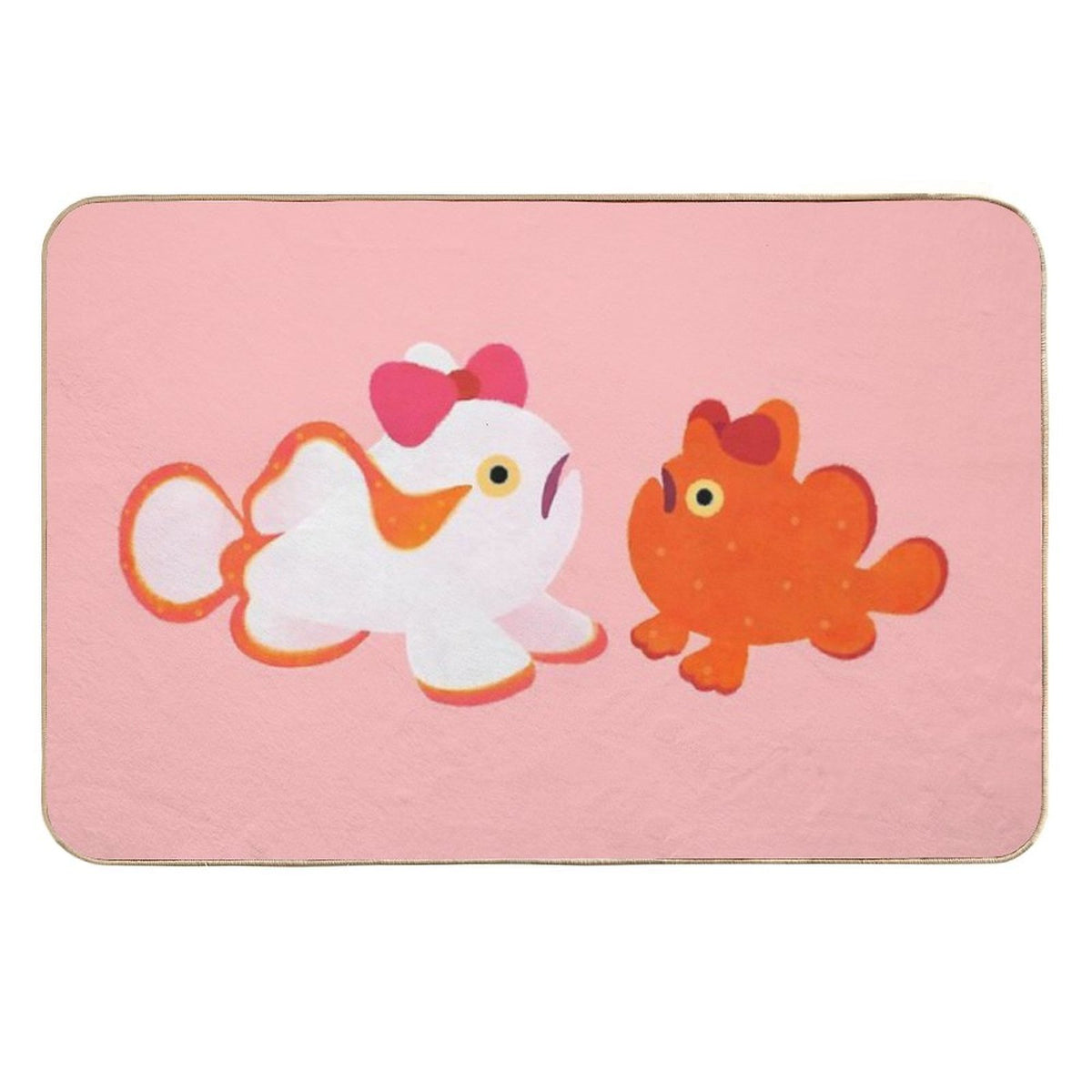 Ribbon Frogfish Durable Bath Mat