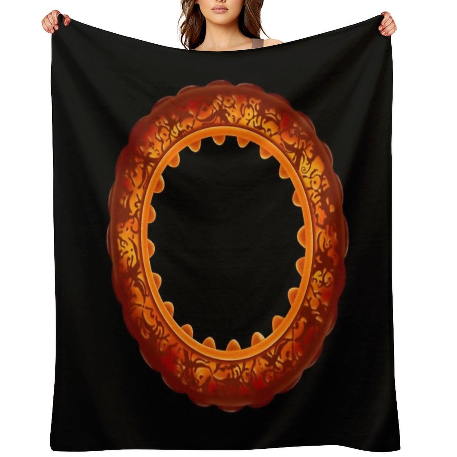 WARRIOR NUN - BACK Multi-functional Throw Blanket