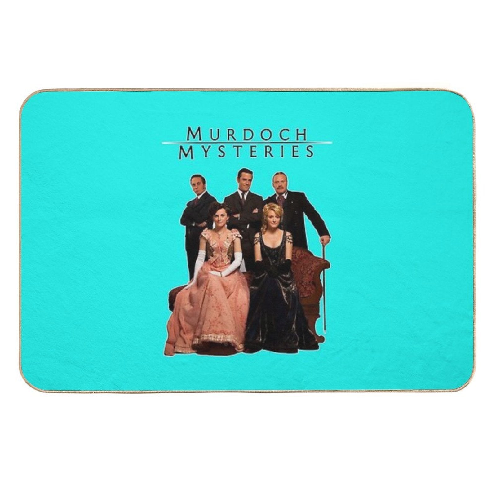 Murdoch Mysteries Design  Pet-Safe Bath Mat