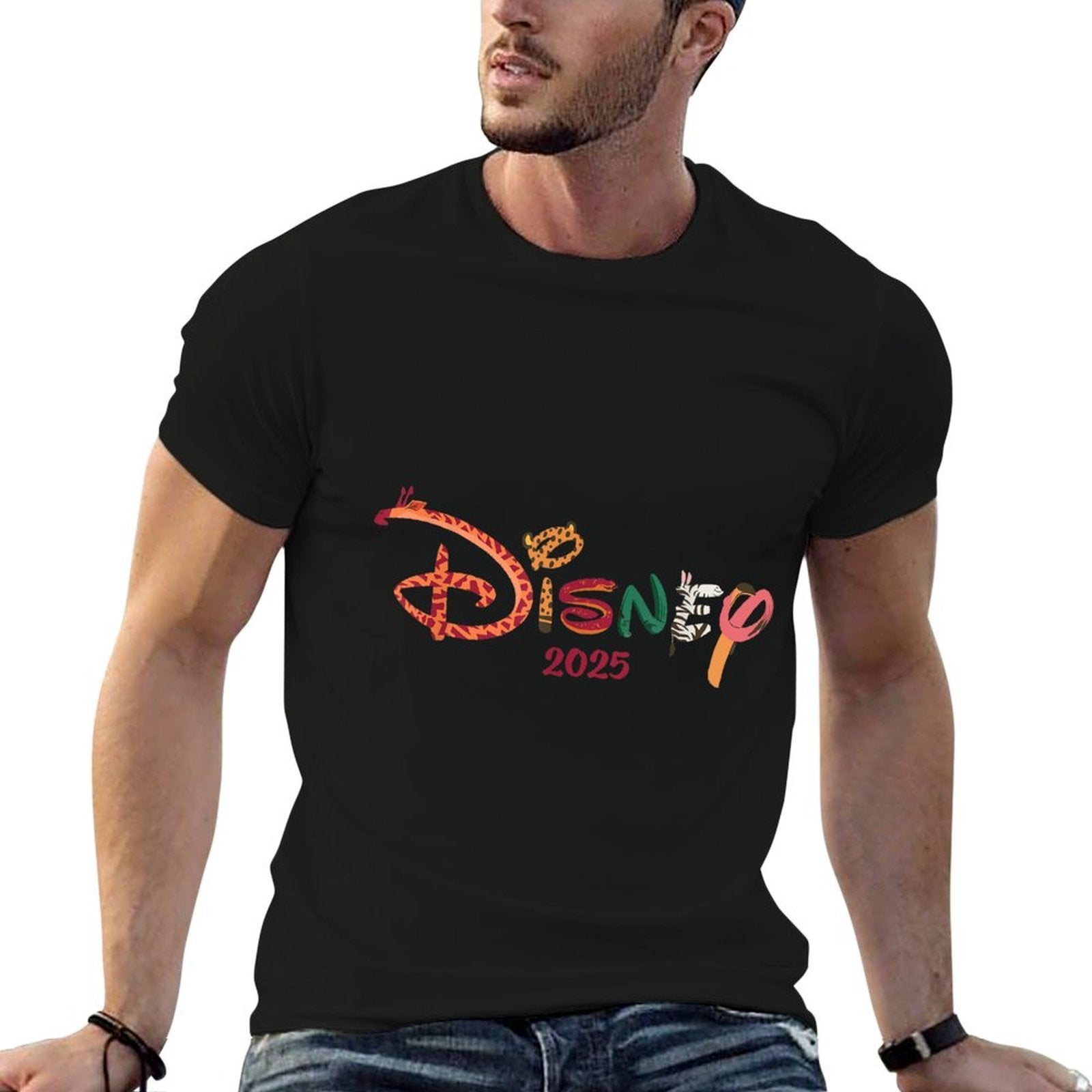 Disney Animal Shape Logo Family Trip Matching Vacation 2025  Vintage-inspired T-Shirt