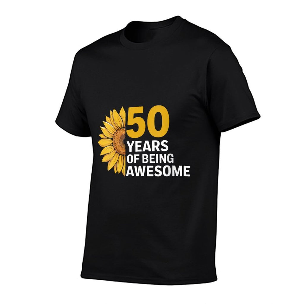 Womens 50th Birthday 50 Years Of Being Awesome 50th Birthday Women  Wrinkle-resistant T-Shirt