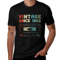 Vintage Since 1969 Cassette - 50th Birthday Graphic  Cotton T-Shirt