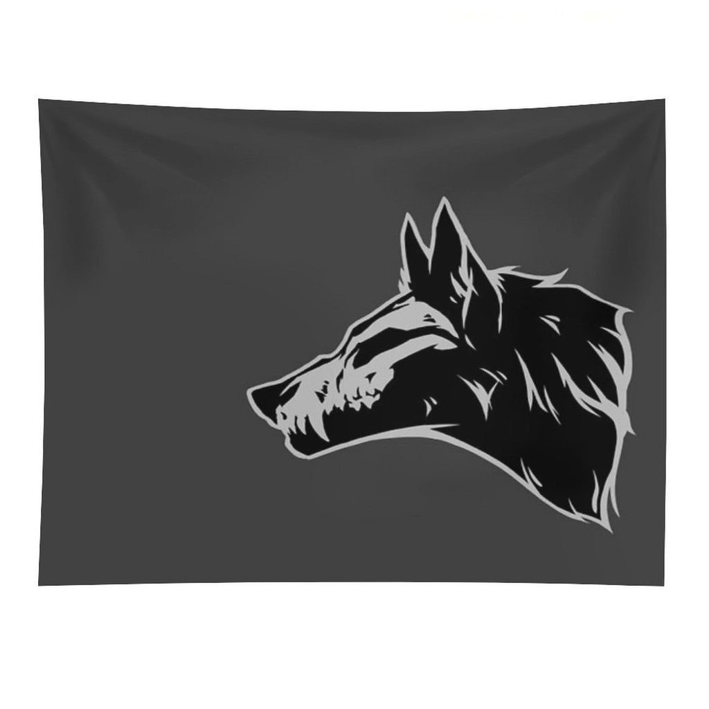 Wolf Skull Tapestry