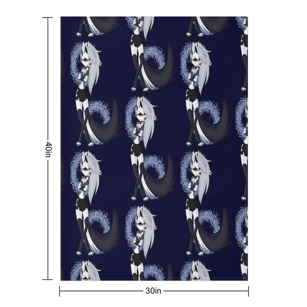 Loona from Helluva Boss Shrink-resistant Throw Blanket