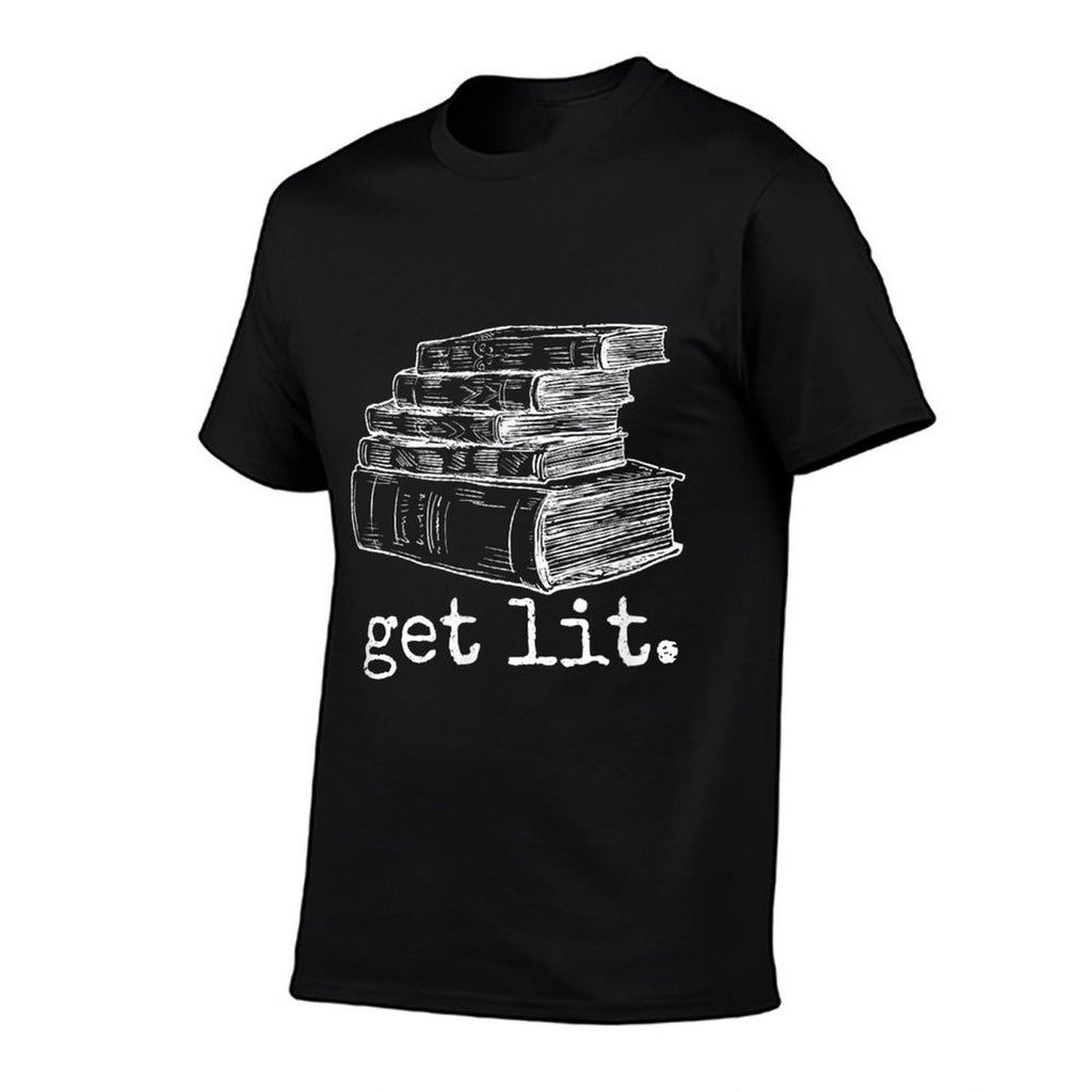 Get Lit with Books Funny Meme - Gift for Book Lover, Reading  Affordable Price T-Shirt