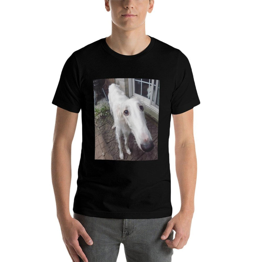 Funny Borzoi Long Nose Dog Meme  Durable T-Shirt
