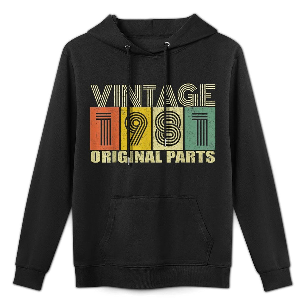 Vintage 1981 40th Birthday Gift Men Women 40 Years Old Pilling-Resistant Hoodie