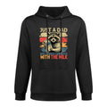 Just A Dad Who Always Came Back With The Milk Fathers Day Relaxed Fit Hoodie