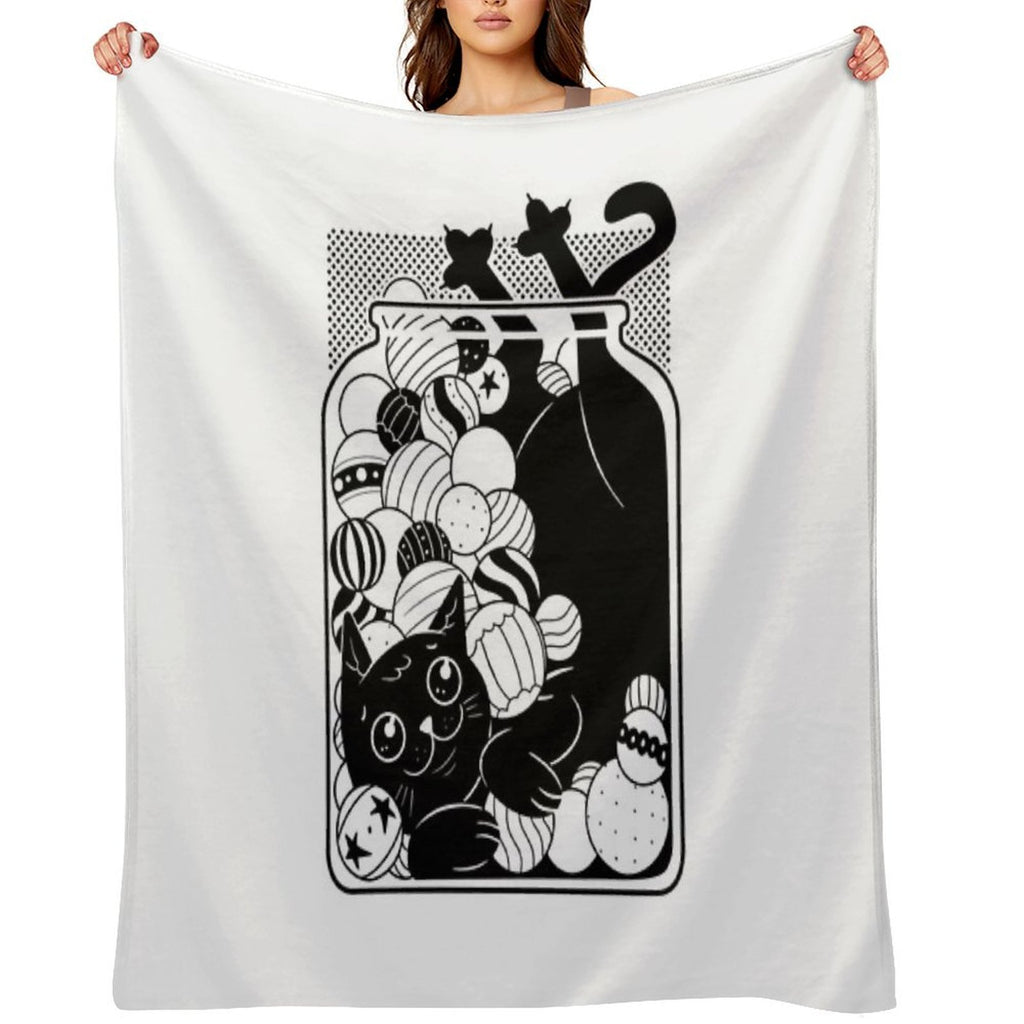 Jingle Cat All-season Throw Blanket
