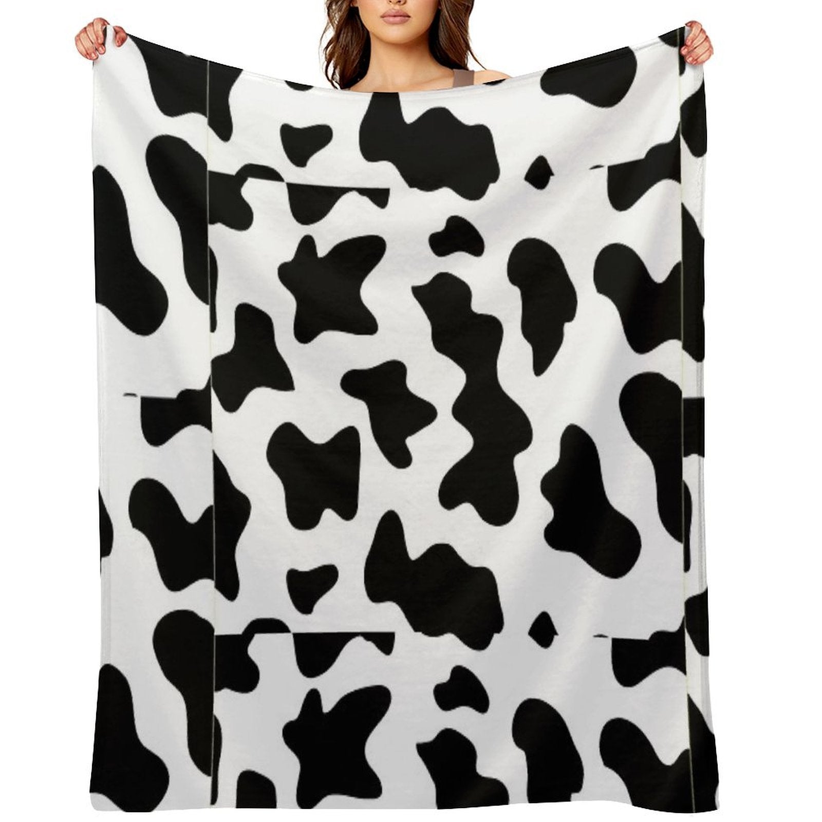 Cow Print Fabulous Travel-friendly Throw Blanket