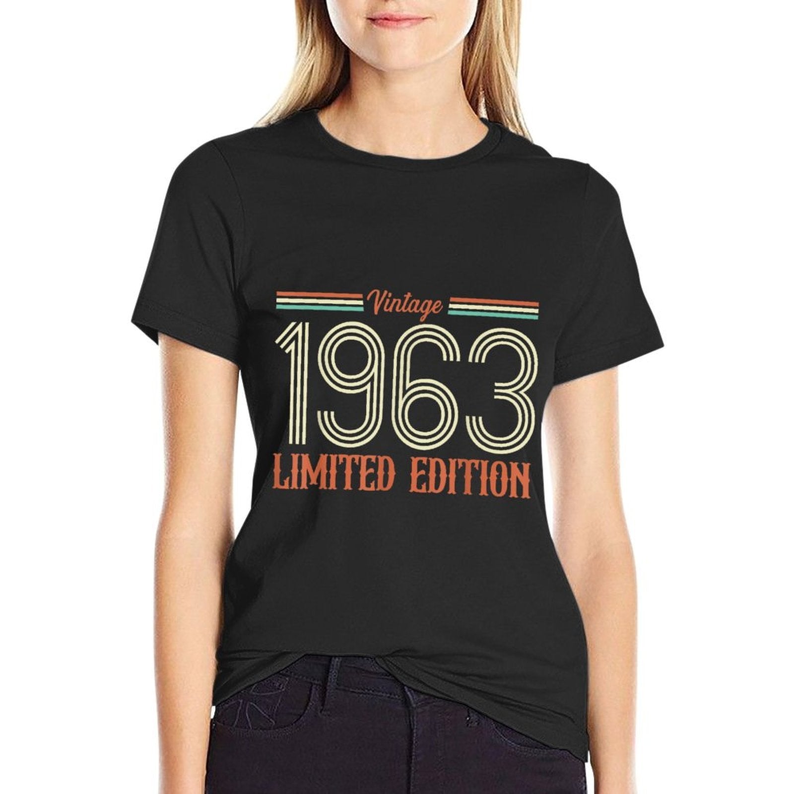 60th Birthdays Vintage Classic 1963 Limited Edition  Stretchy T-Shirt