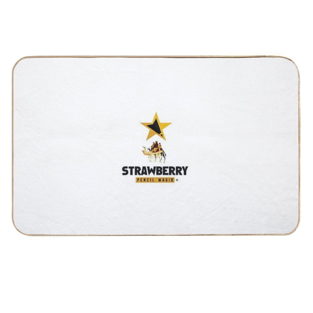 Strawberry Pencil Magic  Odorless Bath Mat