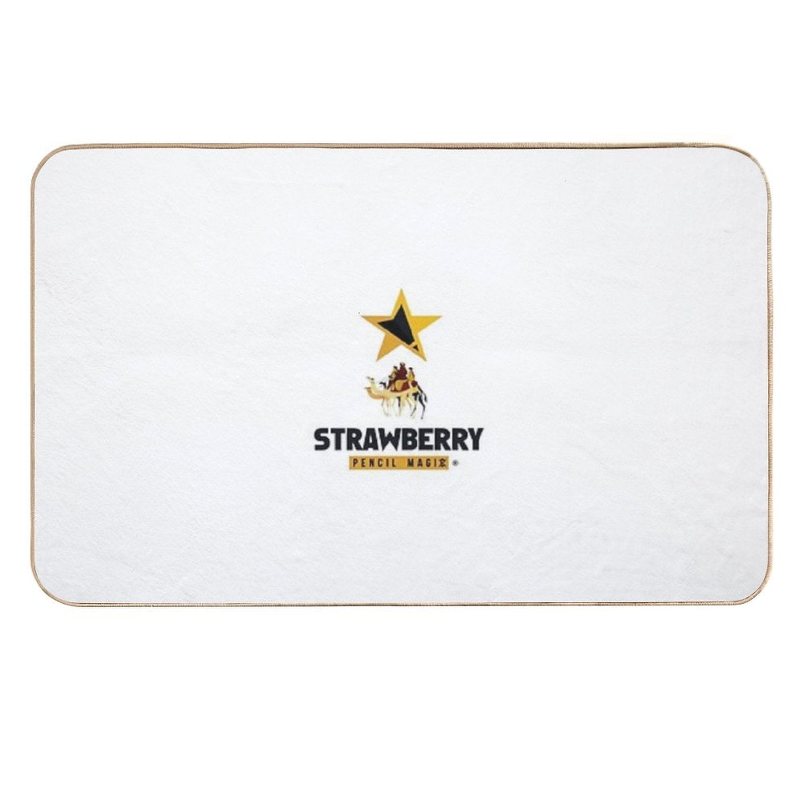 Strawberry Pencil Magic  Odorless Bath Mat
