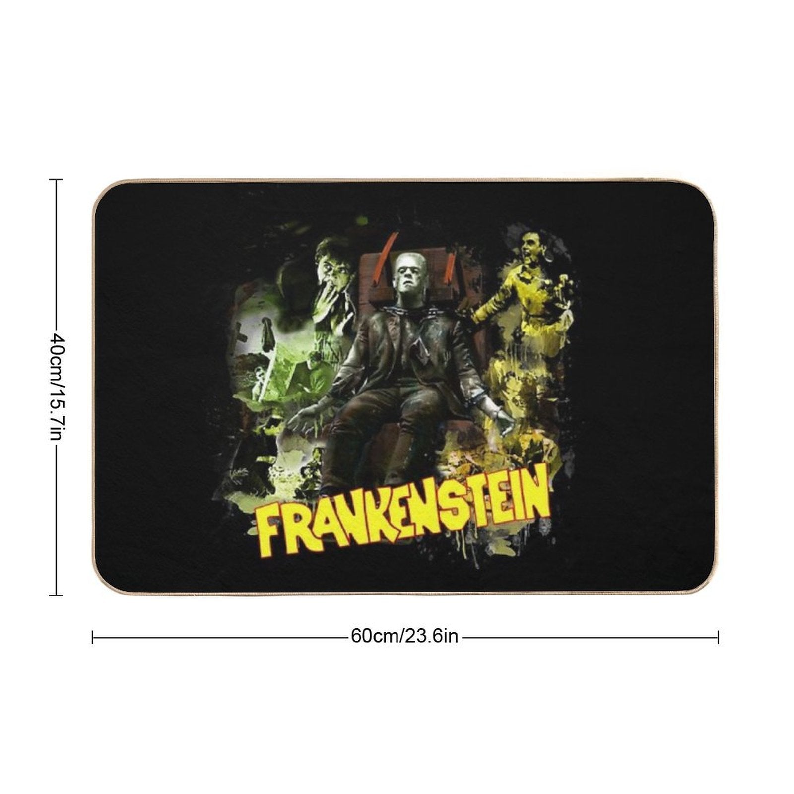Frankenstein  Non-Slip Bath Mat
