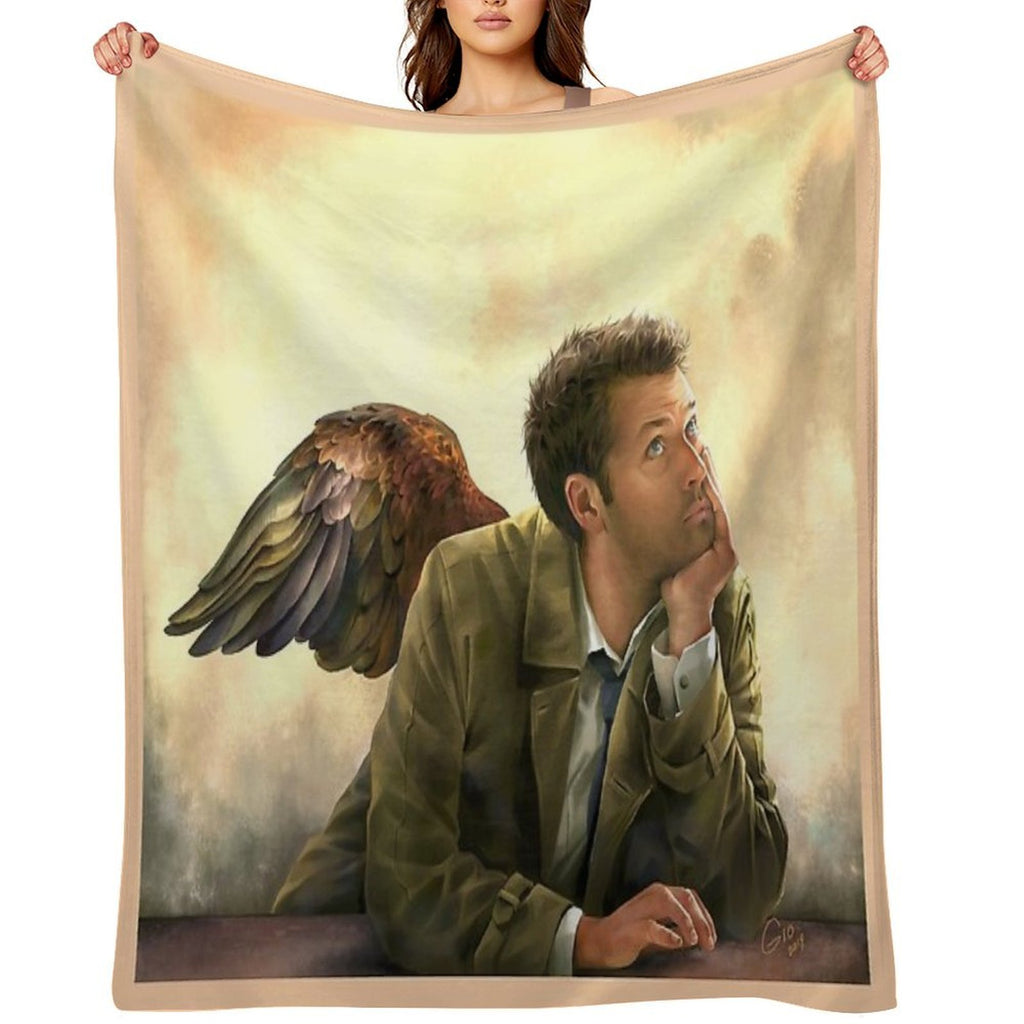 Castiel Renaissance Style Wrinkle-free Throw Blanket