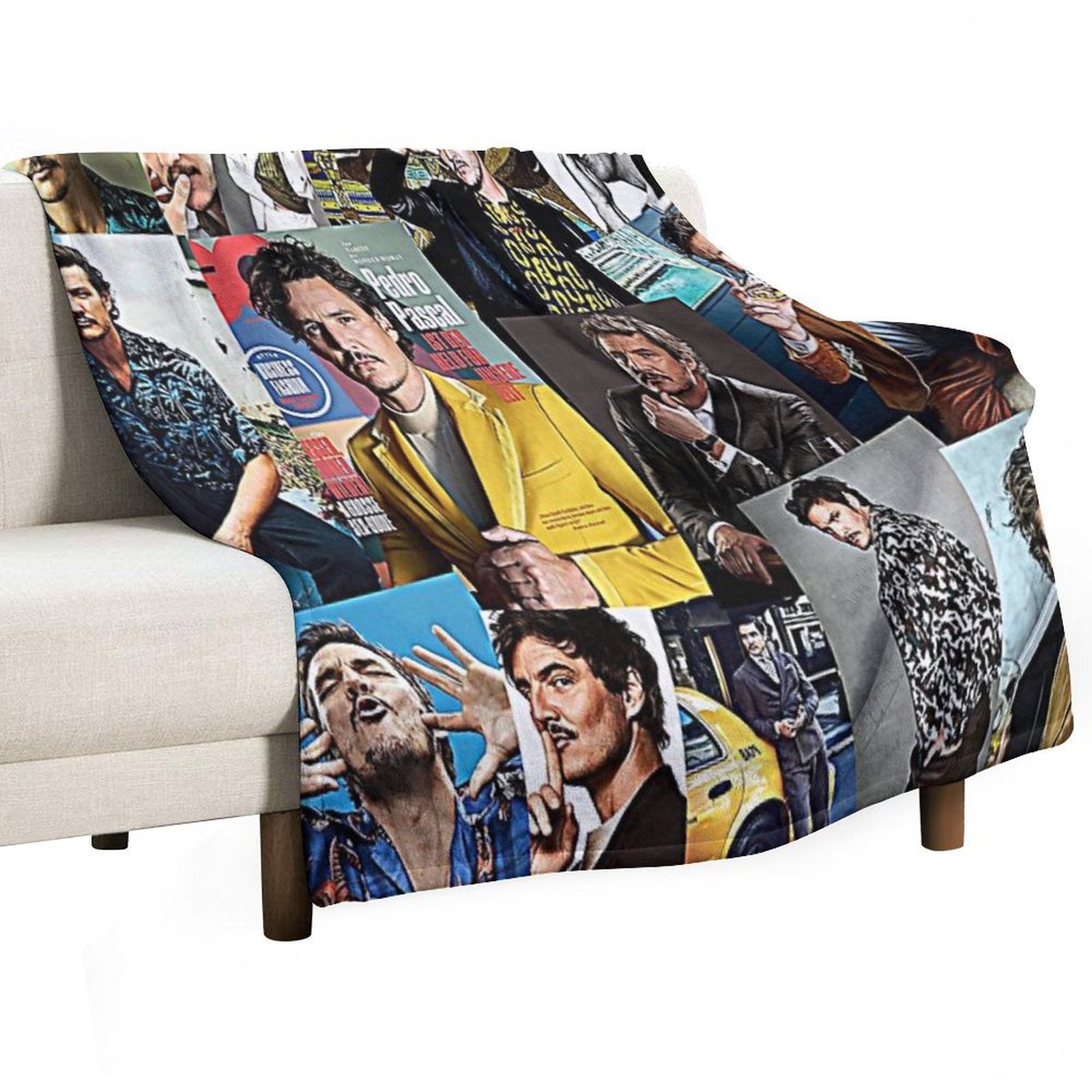 Pedro Pascal Lightweight Throw Blanket