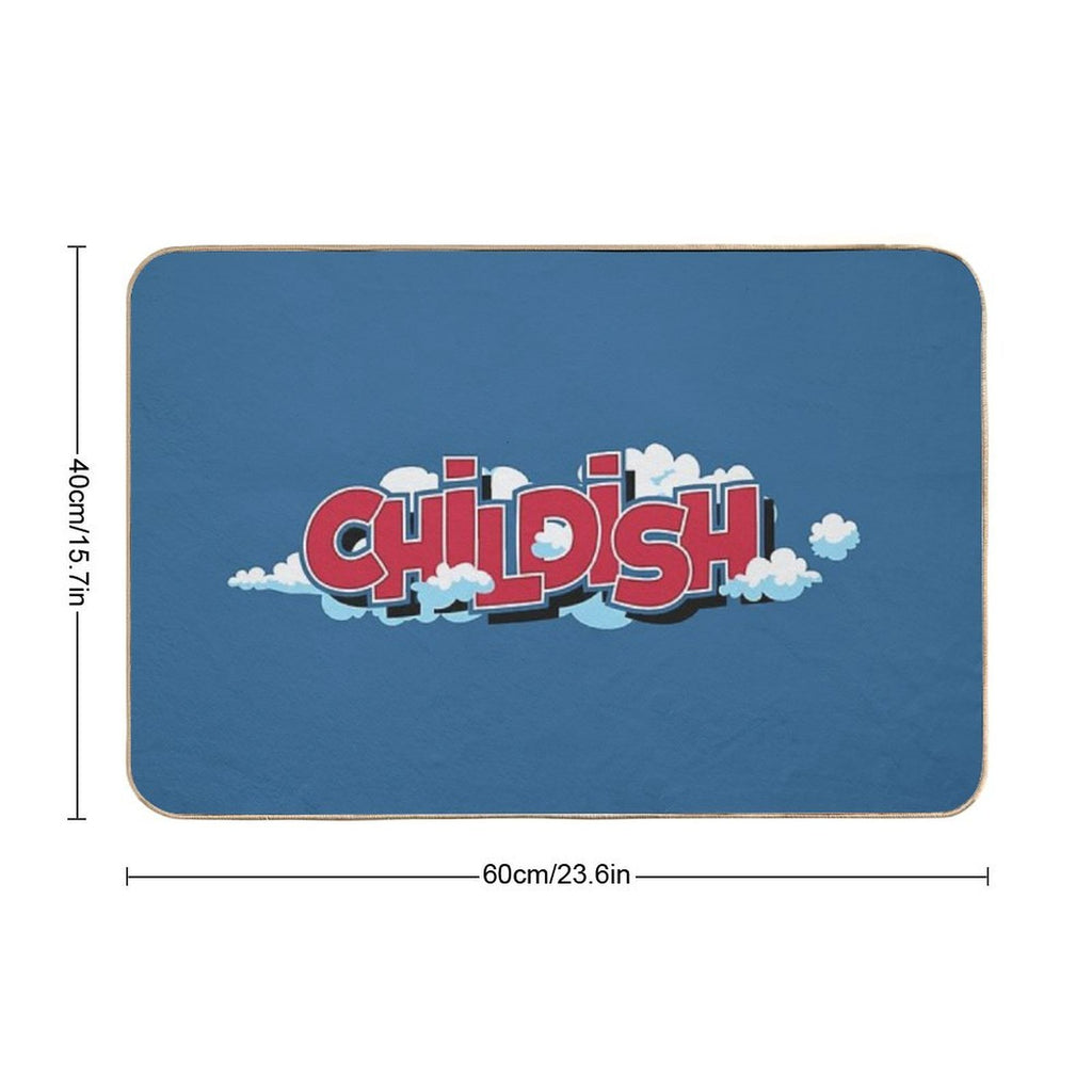TGFbro - Childish (Theme Park)  Fade-Resistant Bath Mat