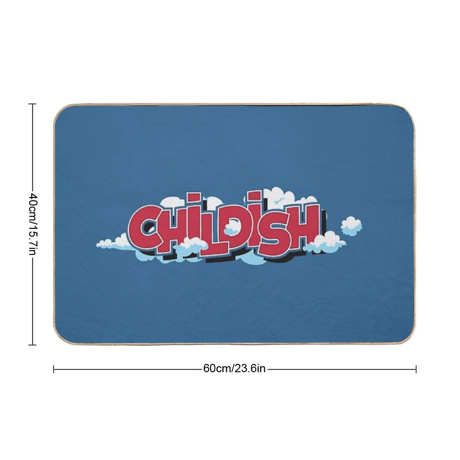 TGFbro - Childish (Theme Park)  Fade-Resistant Bath Mat