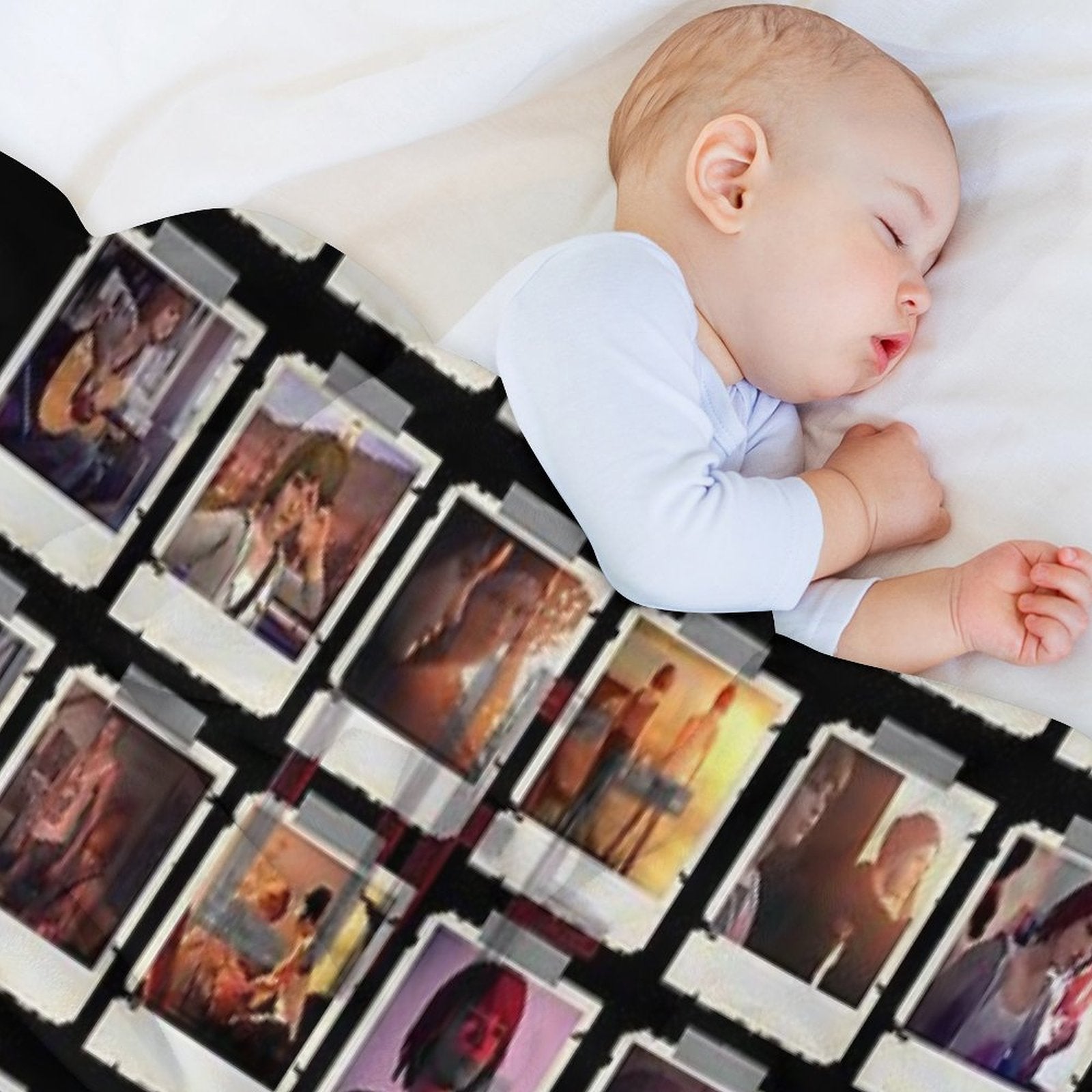 Wall of Pictures Versatility Throw Blanket