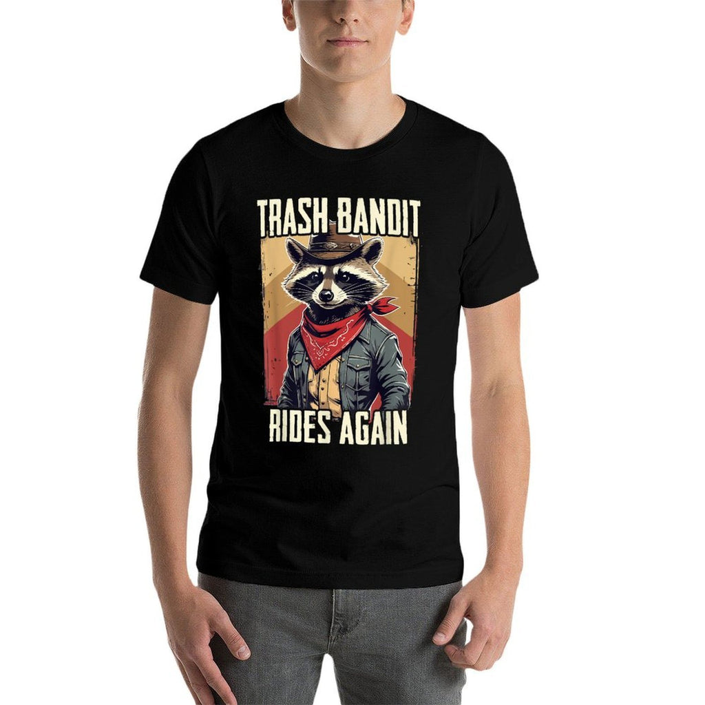 Trash Bandit Rides Again Cowboy Raccoon Meme Kids Women Men  Affordable Price T-Shirt
