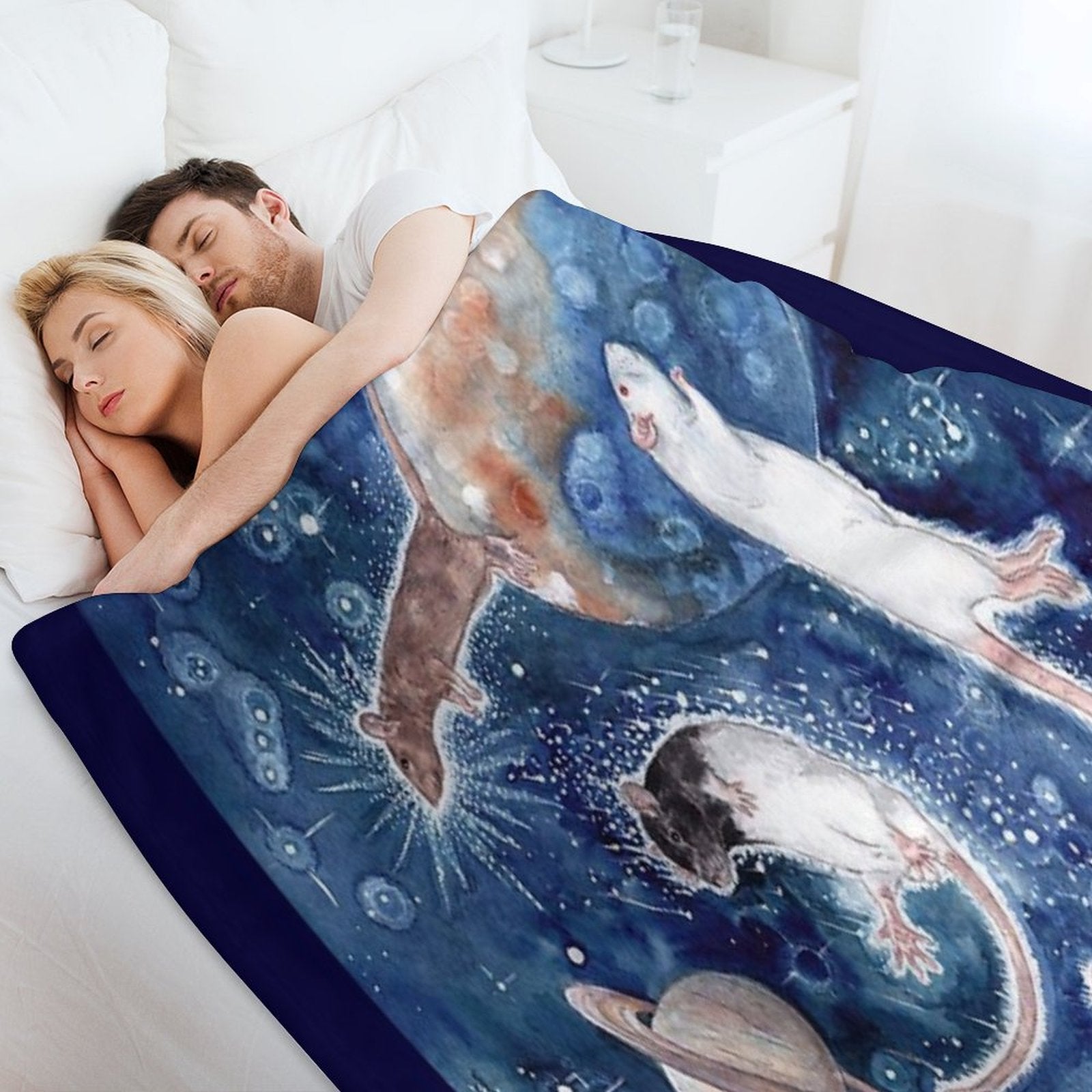 Rats Are Stars Spelled Backwards Durable Throw Blanket