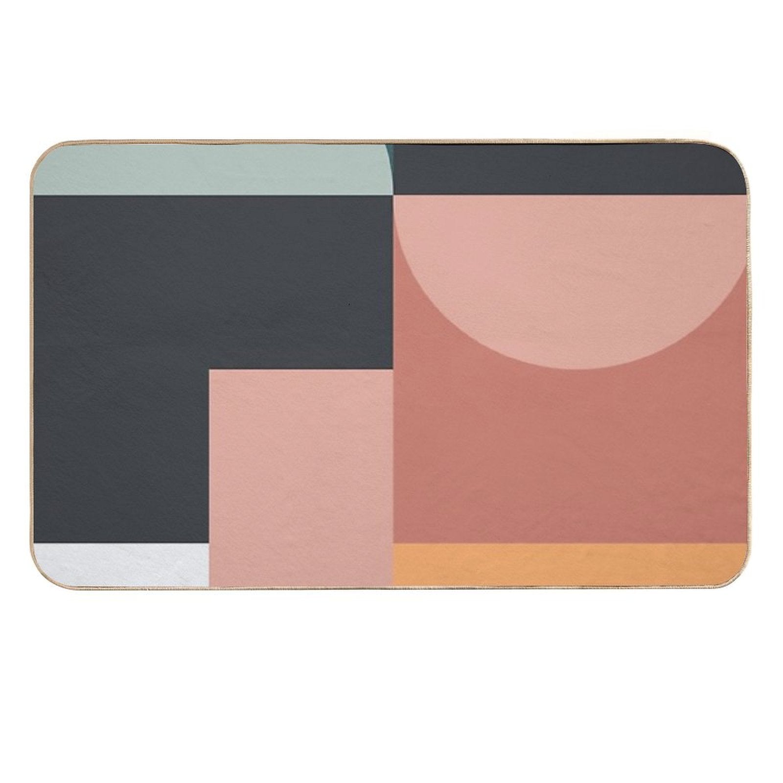 Abstract Geometric 07  Absorbent Bath Mat