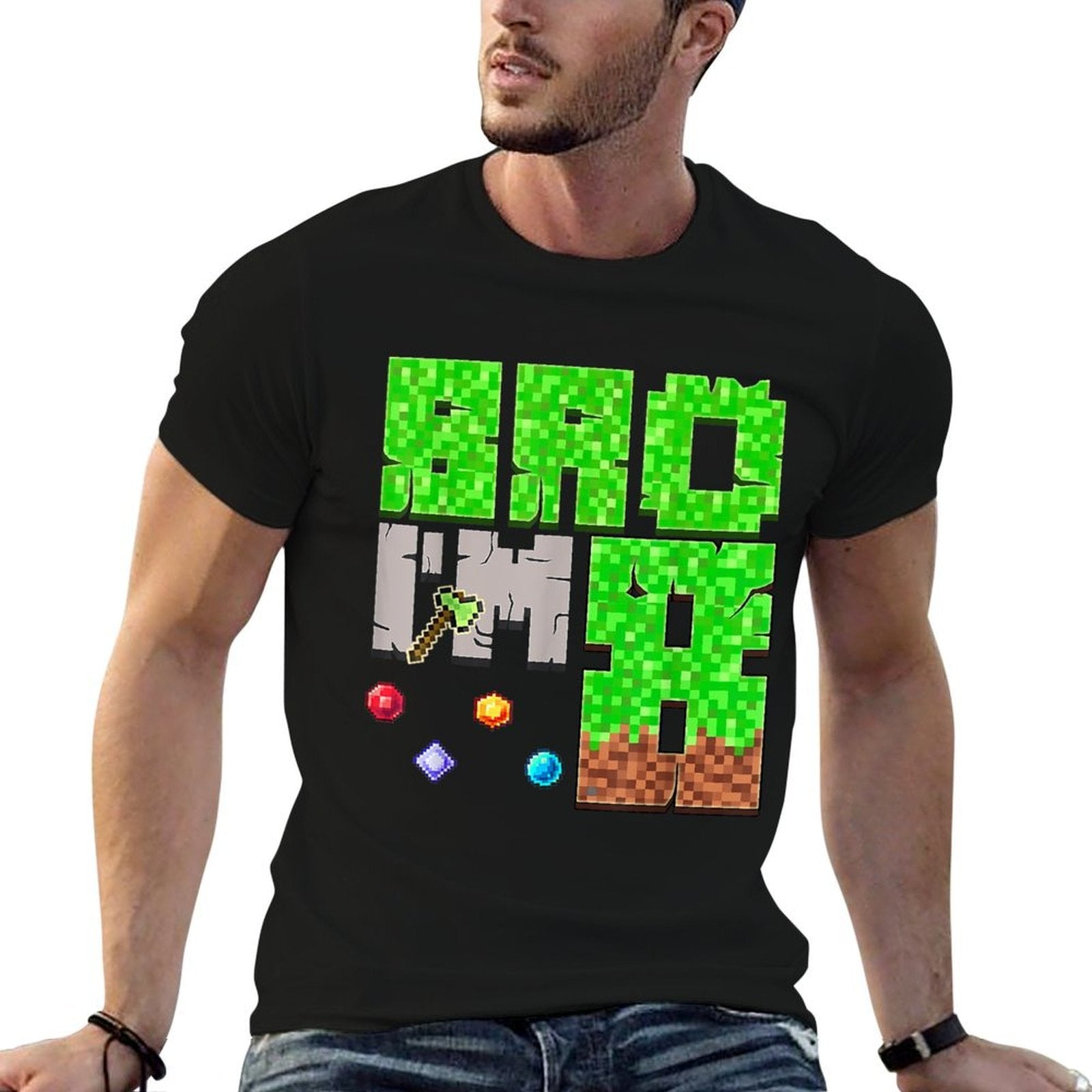 Birthday Boy 8th Birthday I'm 8 Year Old Gamer Pixel Number  Breathable T-Shirt