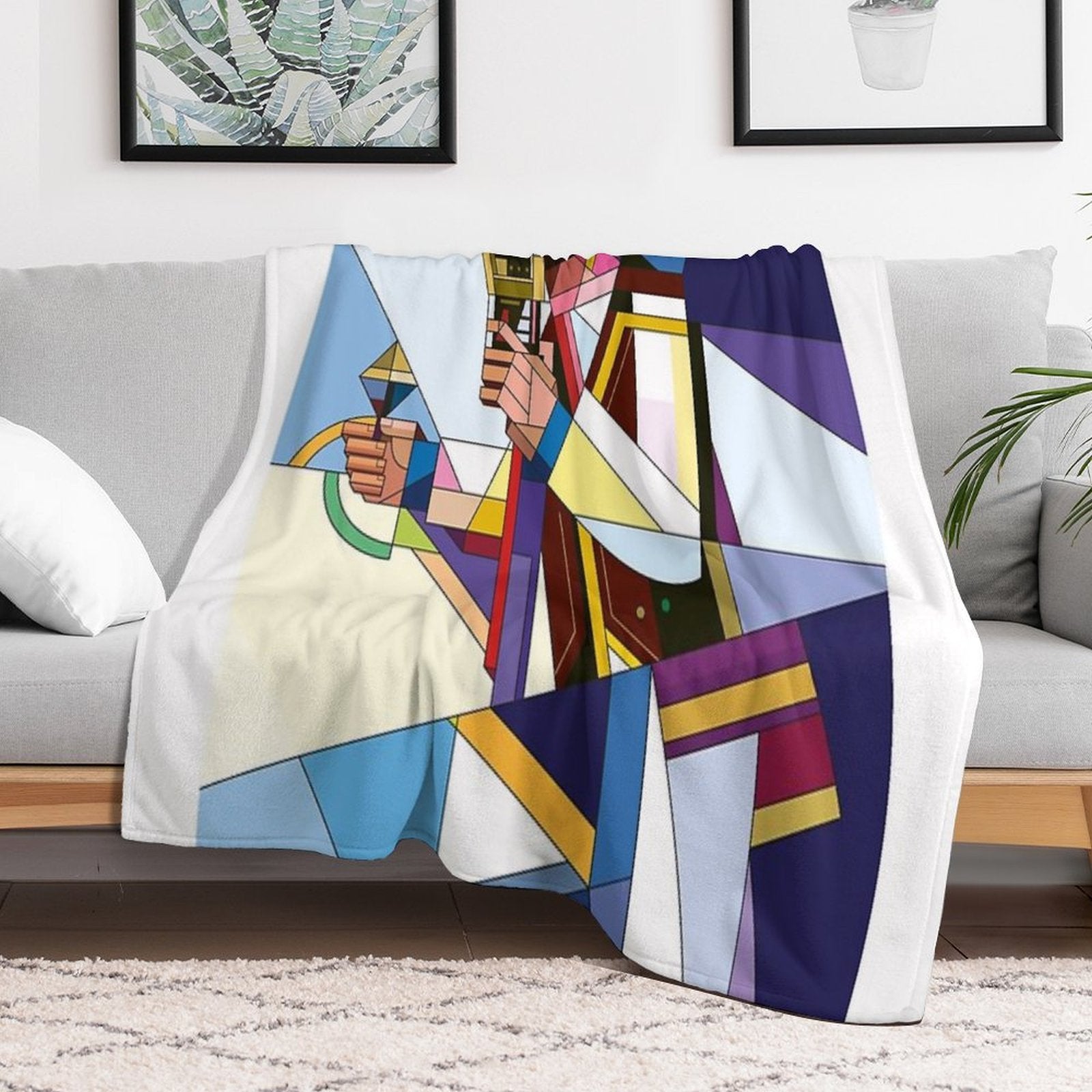 The Dance of The Güegüense Or Macho Mouse Versatility Throw Blanket