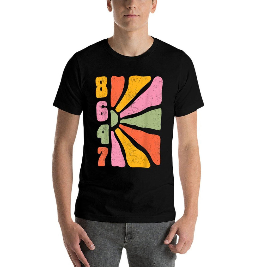 Vintage 8647 Anti-Trump Funny Boho Flowers Floral Feminist  Graphic-printed T-Shirt