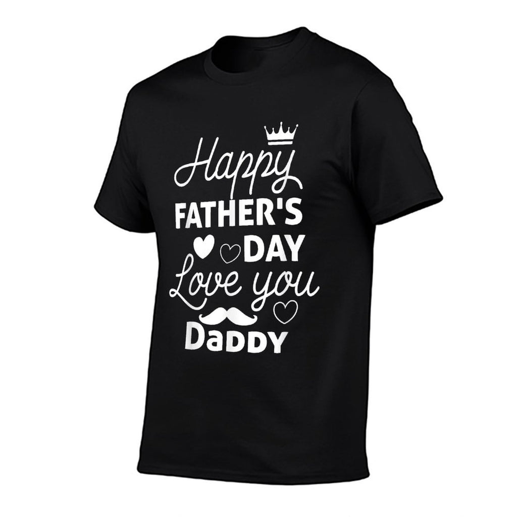 Happy Fathers Day Daddy 2025 for Dad Kids  Lightweight T-Shirt