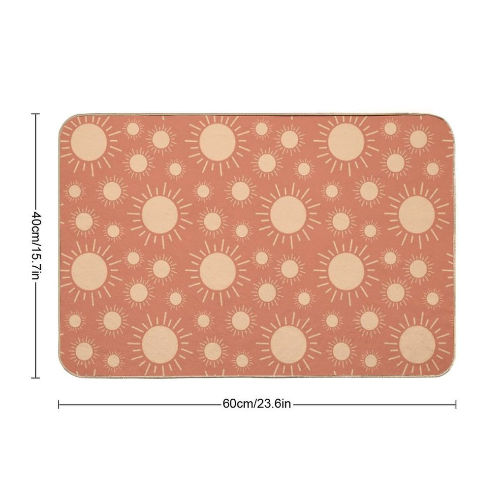 Here Comes The Sunset Durable Bath Mat