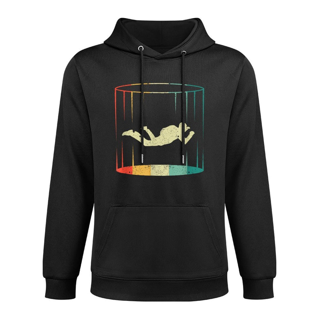 Bodyflying Wind Channel Indoor Skydiving Lover Tunnel Flight Relaxed Fit Hoodie