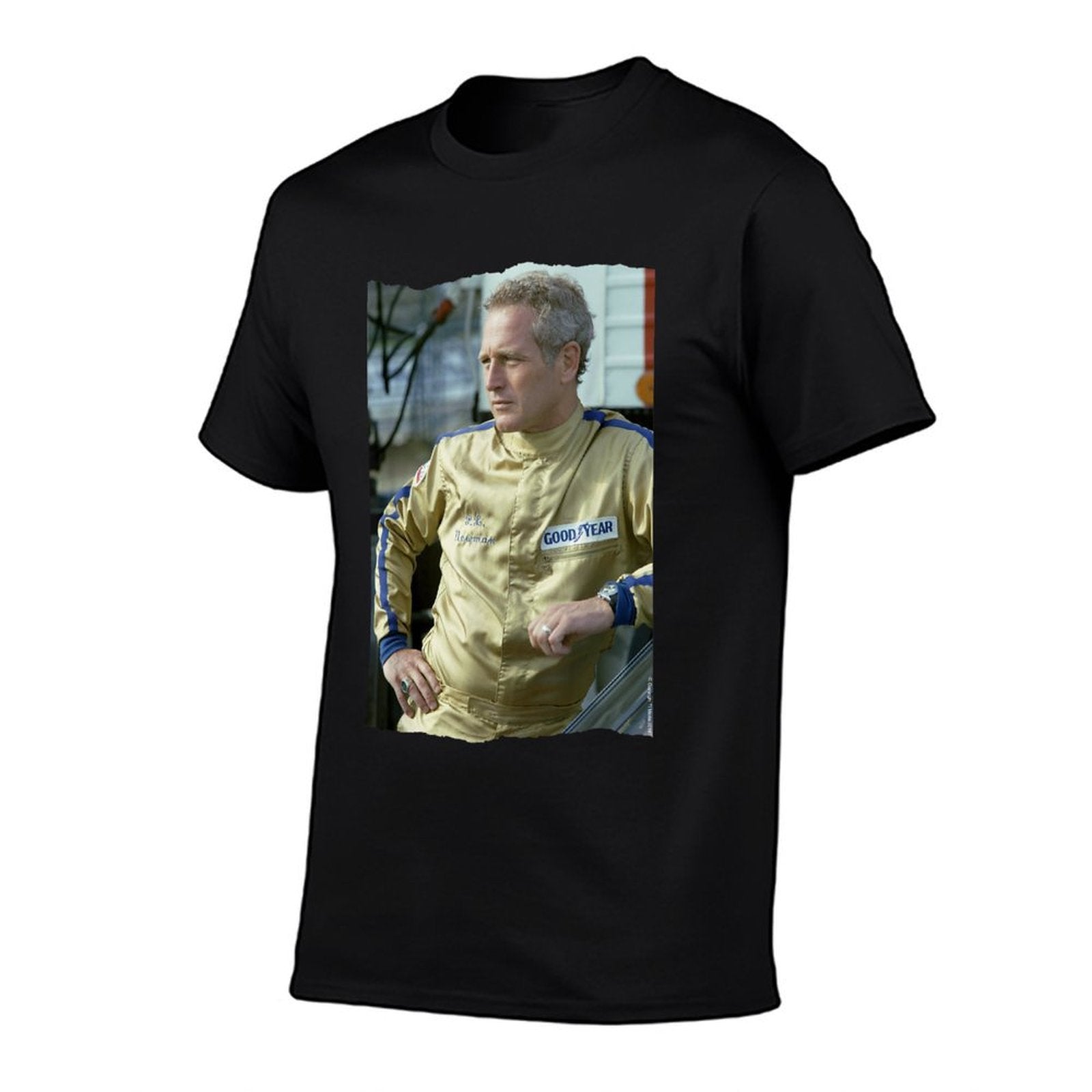 TV Times Paul Newman Race Suit 1974  Heathered Texture T-Shirt