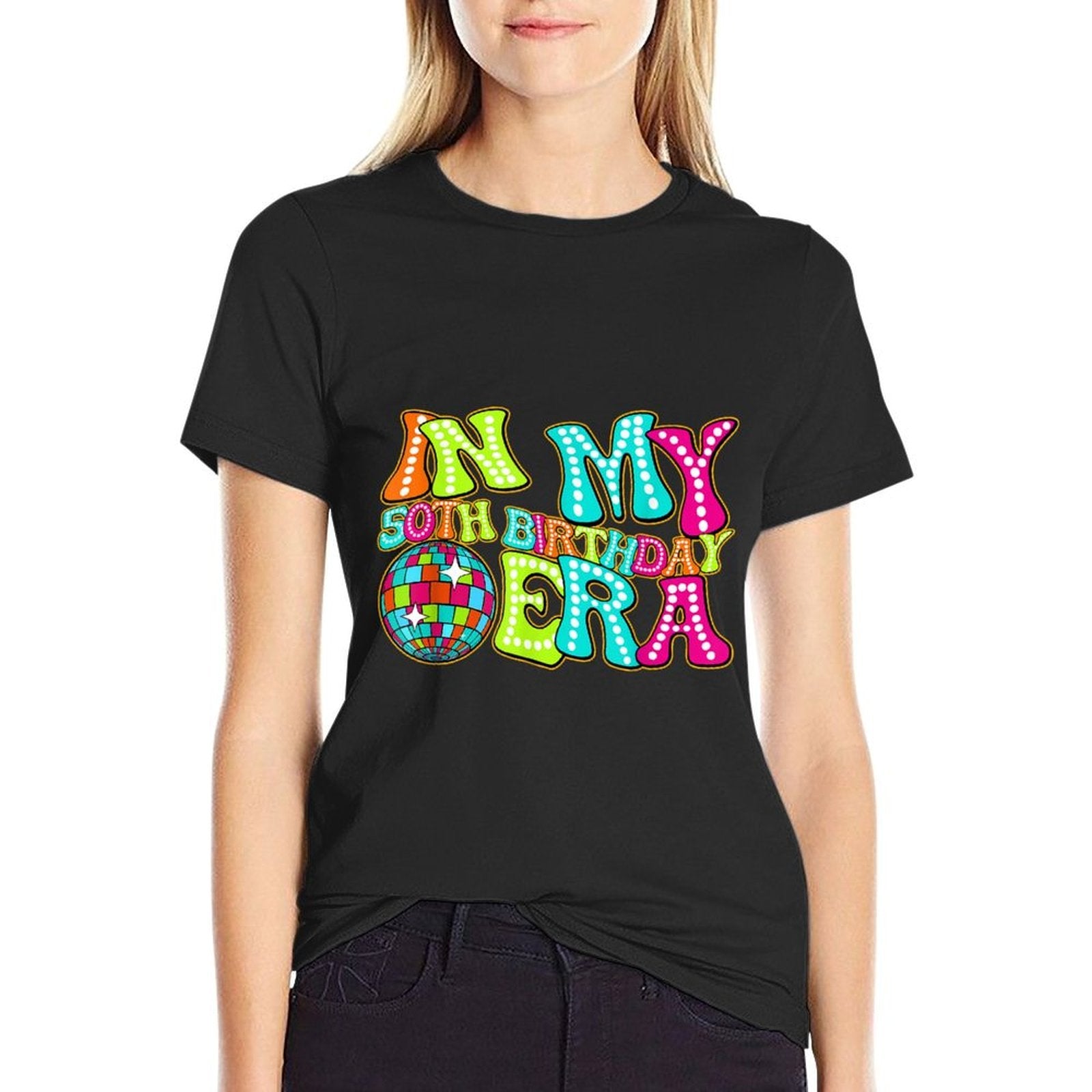 Disco Groovy In My 50th Birthday Era  Versatile T-Shirt