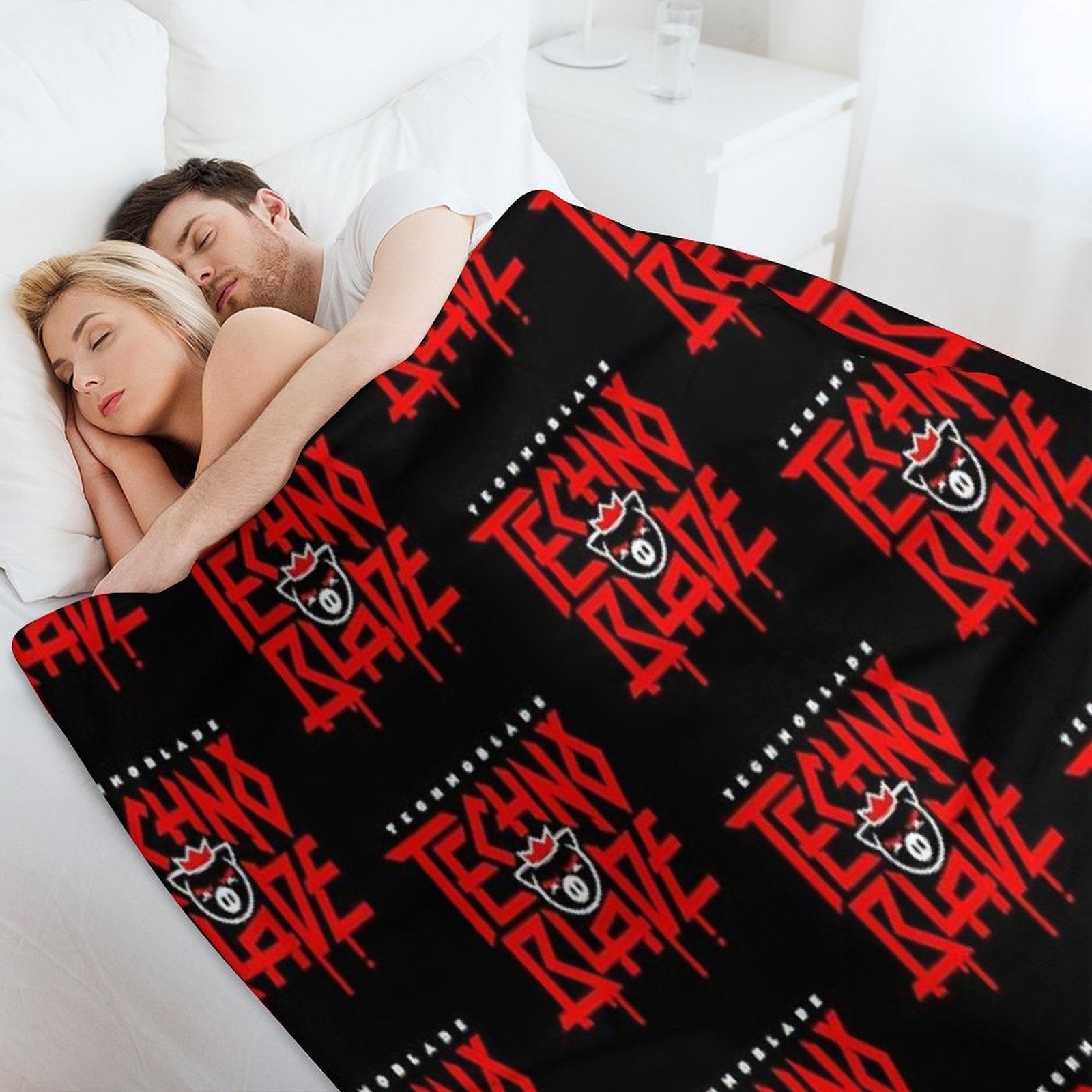 TechnoBlade Red Logo Compact Throw Blanket