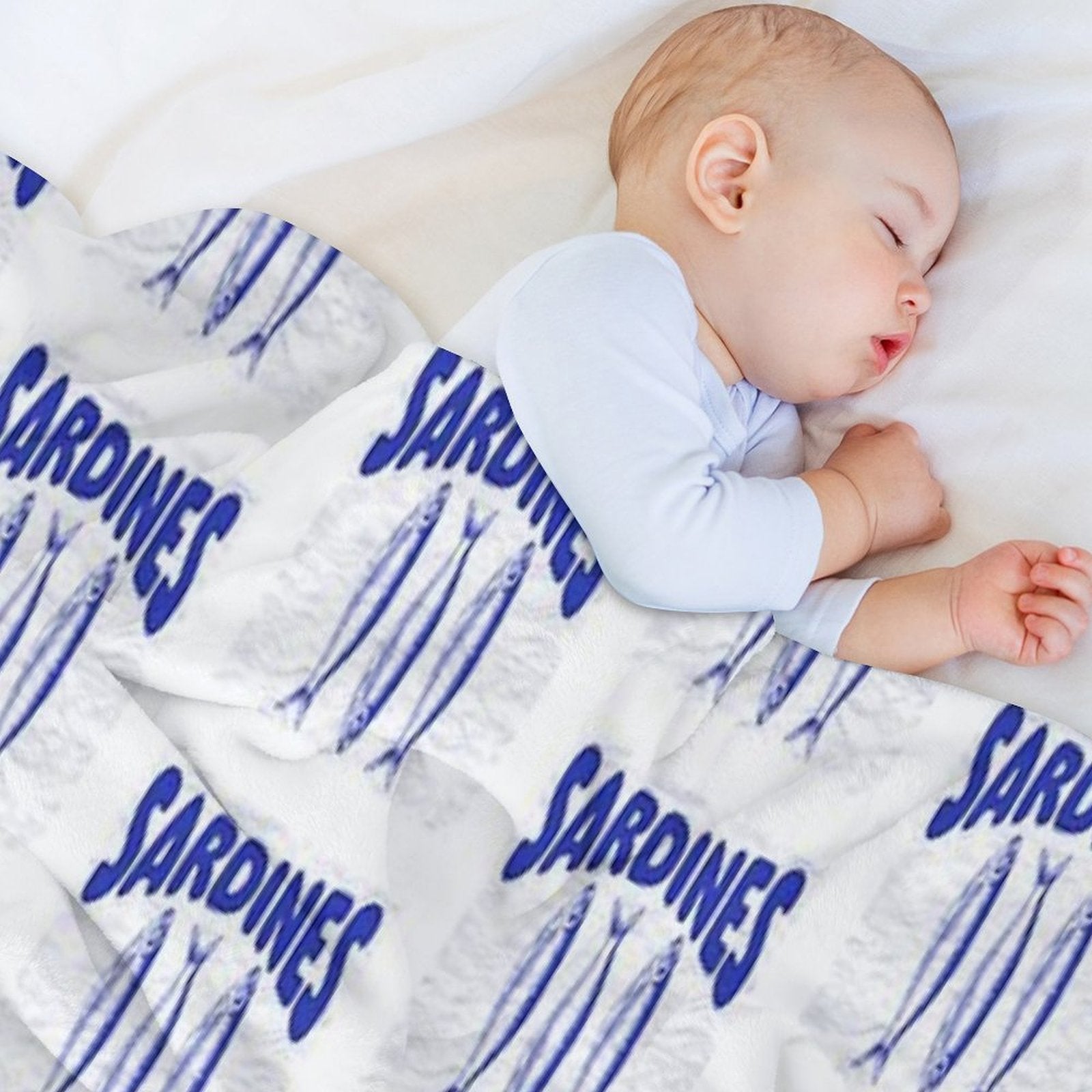 Portuguese Sardines Gift-ready Throw Blanket